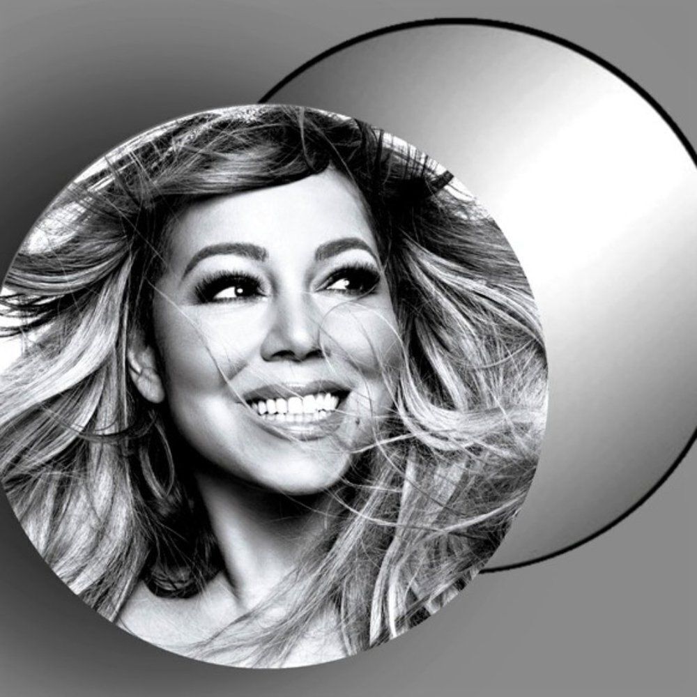 Mariah Carey Mirror Black White Makeup Tools